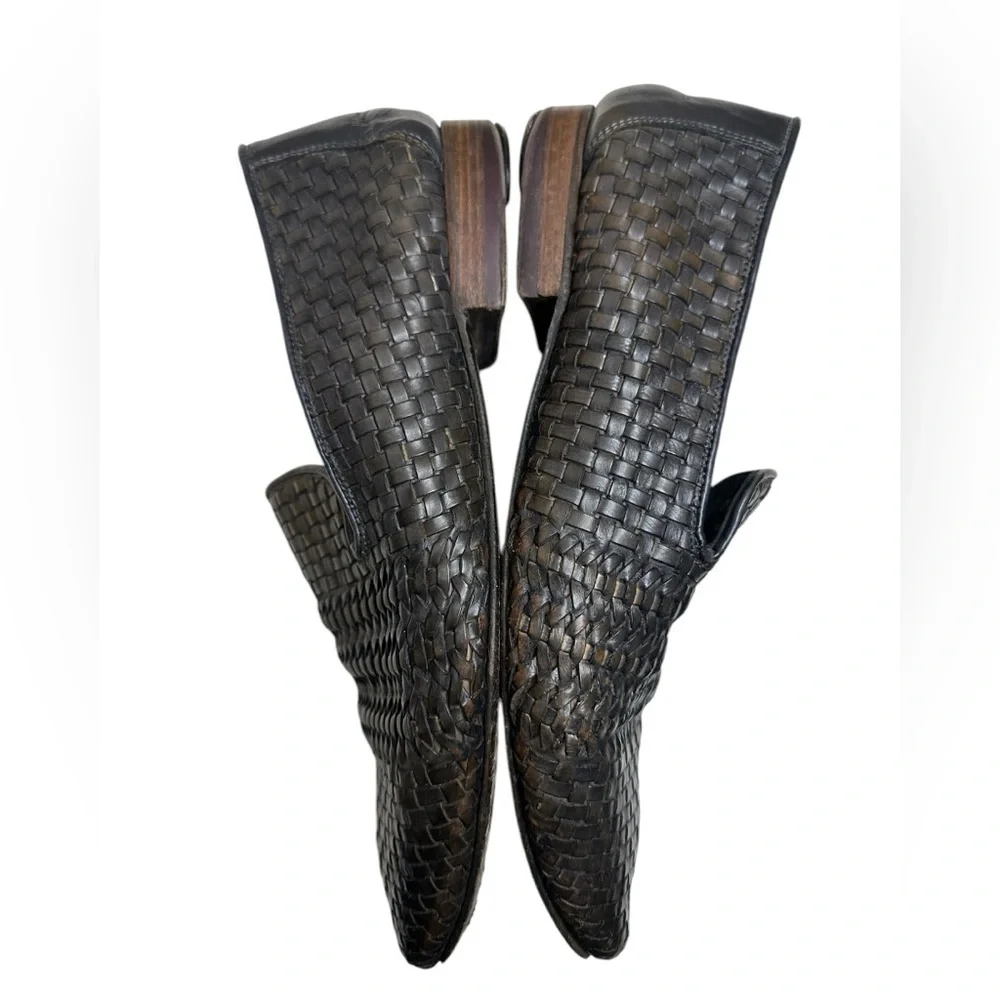 Zelli Luce Woven Loafers brown size 9.5, gently used.